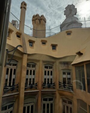 Marg Helgenberger Instagram - Greetings from Barcelona & the magnificent La Pedrera of Antoni Gaudi.