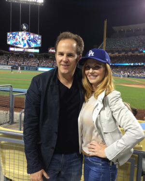 Marg Helgenberger Instagram - What better birthday gift could my bff David Berman receive than a World Series victory for his beloved Dodgers!

Happiest of birthdays dear friend!

@dpb88 @dodgers