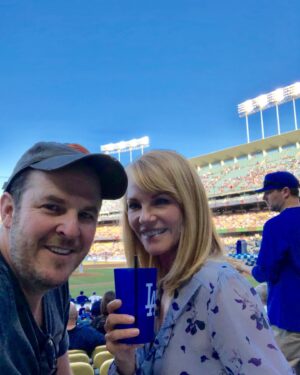 Marg Helgenberger Instagram - What better birthday gift could my bff David Berman receive than a World Series victory for his beloved Dodgers!

Happiest of birthdays dear friend!

@dpb88 @dodgers