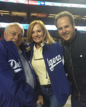 Marg Helgenberger Instagram - What better birthday gift could my bff David Berman receive than a World Series victory for his beloved Dodgers!

Happiest of birthdays dear friend!

@dpb88 @dodgers