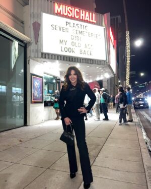Maria Canals-Barrera Instagram - Thanks to all who came out for our special screening of SEVEN CEMETERIES and Q&A w/director, John Gulager, music composer, @elia.cmiral  @officialdannytrejo & cast! Don’t miss our horror-parody of The Magnificent Seven. Now in theatres, digital & on demand!