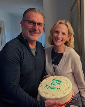 Marlee Matlin Instagram - Yup! Kevin, actually my hot looking husband, is celebrating his birthday today. ( 2-13, I am a day early because I am traveling and a Virgo, mind you ) It has been awesome celebrating him for the last 33 years and I look forward to another 33 plus years too.  Life with him and our four children plus a granddaughter has been nothing but a true blessing. Oh yeah…60 is just a number. I think. 🤪🤪🎂🎂💜💜 #kevin #youngatheart #hehasnosocialmedia