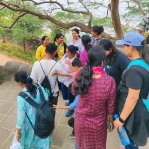 Meera Joshi Instagram - "A day well spent at the birthplace of the legendary Chhatrapati Shivaji Maharaj! I'm still reeling from the experience of visiting the cradle of this iconic figure. What made it even more special was seeing my mother, who's above 60 and bravely managing knee problems, trek the fort and Lenyadri caves with so much enthusiasm. Her determination and spirit are truly inspiring! The historic Shivneri Fort, where Raje was born, is a testament to his courage and legacy. Inside the fort, we visited the beautiful temple dedicated to Goddess Shivai Devi, after whom Chatrapati Shivaji Maharaj was named. The temple is a serene spot, surrounded by the majestic hills and valleys of the Sahyadri range. Feeling grateful for this opportunity to connect with history and create memories with my mother. 
....
#ShivajiMaharaj #ShivneriFort #LenyadriCaves #FamilyMemories #HistoryComesAlive #shivaji #shivajimaharaj #shivajimaharajhistory #shivajiraje #shivba #shivajimaharajstatus #raja #raje #shivneri #shivnerifort #killa #meerajoshi #cradle #birthplace #history #king #junnar
