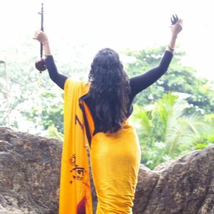 Meera Joshi Instagram - Joganiya Saree made by: @mudita_india
Thank you for delivering the exact print with feel good quality fabric and customizing this 'Jogan Saree' for me....
......
Saree designed by: @durgeshharawadeofficial
.....
Shot by: @rishs.media
......
#jogan
#meera #meerajoshi #mira #mirabai #meerabai #krishna #krishnalove #krishnaquotes #krishnakrishna #harekrishna #harekrishnaharekrishnakrishnakrishnahareharehareramahareramaramaramaharehare #iskon #iskontemple #orangesaree #saree #sareeblousedesigns #sareelove #sareedraping #sareelovers #sareesofinstagram #sareelover #sareecollection #sareefashion #radhekrishna #sari #sareeinspiration #radheshyam #indianwear #sareeposes
