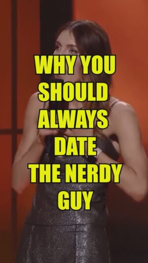 Melanie Bracewell Instagram - I had to slightly change this gag to suit a Canadian audience…. Why you should always date the nerdy guy #standup #comedy #reels