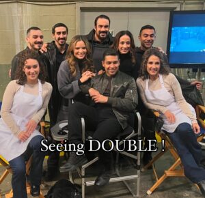 Melina Kanakaredes Instagram - Some behind the scene shots from NCIS TONIGHT! Hope you have as much fun watching as we had shooting!!