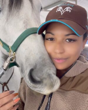 Mica Burton Instagram - There’s a thing that fucking sucks about being an equestrian. Sometimes the horse that you love with your whole goddamn heart isn’t the right horse for you anymore for any number of reasons, and you have to sell them to a new wonderful home. Aragorn and I have never been the perfect fit: he’s pretty small, he and I both have crazy anxiety which is an endless circle of spooking and panic, and sometimes it’s just a fact that the rider and horse are just a complicated match. That was only in the saddle though. Every other second of every day, he was my perfect angel boy. I love him with my whole heart and soul and he will always be my heart horse. Thanks to @cellardoorequestrian who I trust with my life, she has found him a perfect and loving new home, so I am not worried. I will miss him. Always.

No photos of us riding— that wasn’t the most important thing to me with him. Only pictures of us and our partnership because goddamn we were partners. He’s saved my ass in the saddle more times than he or I have spooked. 

I’ll miss sharing apples. I taught him how to give me kisses on the cheek, and he was a good listener. I know his new owner will love him. 

Please scroll all the way to the last two videos in this carousel— it’s him running in a huge field, happier than I’ve ever seen him, with the sunset so perfect in the background it looks like it was directed by Denis Villeneuve. 

All this to say. I love you Drambuie Z aka Aragorn. 

“I would rather share one lifetime with you than face all the ages of this world alone.” And my time with you was the best timeline. I’ll never be alone. 🖤