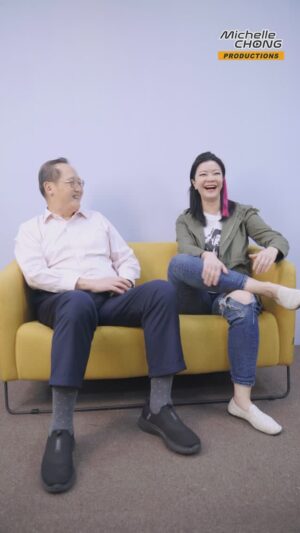 Michelle Chong Instagram - Lian 妹 reunites with Long哥!😜 Ah Lian interviews Minister @tanseeleng about WFL. (And his officers to see what he’s like as a boss 😜)