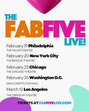 Michelle Collins Instagram - To say I’m excited and honored to be opening for and moderating the first @queereye tour is an UNDERSTATEMENT. I love this show, this crew and what they do and this is going to be unforgettable! Lots in store. Swipe for the tour information. I’m literally over the moon.

A big thanks to my friend @jellepieterdeboer for this fabulous photo which could also easily announce my psychotherapy sitcom. See you next month @jvn @tanfrance @karamo @jeremiahbrent & @antoni 🥰🥰🥰