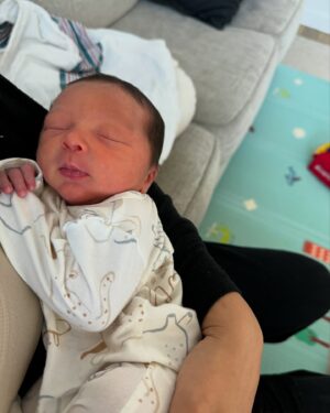 Michelle Hayden Instagram - 2024 Brought us New Life with 💙Brooklyn Monroe Malik💙
I always dreamed of twin boys but God new 18 months apart was the best I could do. Brooklyn you make life so much sweeter and fill our hearts with unforgettable memories. I’m so ready for our adventures together