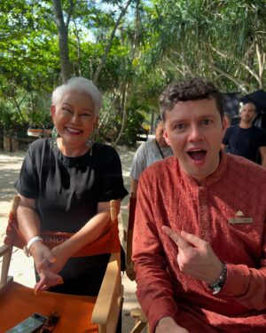 Michelle Monaghan Instagram - They don’t call it “the land of smiles” for nothing. 🫶  #thewhitelotus #bts #episode1 #thailand 🪷