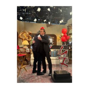 Michelle Stafford Instagram - Today we celebrated this extraordinary man. 45 years on YR. He IS a legend. Even folks who don’t watch the Young and the Restless know who he is. The great Victor Newman. This was a beautiful day. I love you Eric ❤️ @ericbraedengudegast #YR