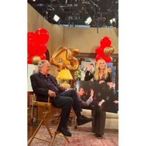 Michelle Stafford Instagram - Today we celebrated this extraordinary man. 45 years on YR. He IS a legend. Even folks who don’t watch the Young and the Restless know who he is. The great Victor Newman. This was a beautiful day. I love you Eric ❤️ @ericbraedengudegast #YR