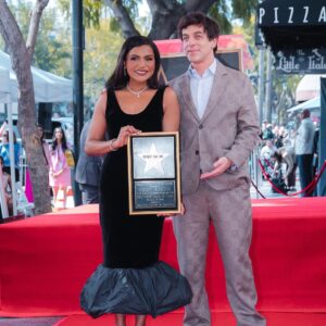 Mindy Kaling Instagram - Yesterday was one of the most special days of my life! I was surrounded by my dearest friends and family for the surreal and humbling experience of receiving a star on the Hollywood Walk of Fame. @bjnovak gave such a beautiful speech. I was told after receiving my star that I was the first South Asian woman to have a star on the Walk of Fame. I’m humbled by that. I am so proud to be South Asian and I want to make my community proud of everything I do but more importantly I want to help usher in the next generation of South Asian stars - who are already making a huge impact across the world.

I can’t believe how lucky I am! Thank you to my @warnerbrosentertainment family and the @hollywoodchamberofcommerce. This was really incredible