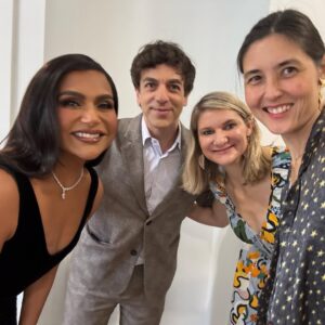 Mindy Kaling Instagram - Yesterday was one of the most special days of my life! I was surrounded by my dearest friends and family for the surreal and humbling experience of receiving a star on the Hollywood Walk of Fame. @bjnovak gave such a beautiful speech. I was told after receiving my star that I was the first South Asian woman to have a star on the Walk of Fame. I’m humbled by that. I am so proud to be South Asian and I want to make my community proud of everything I do but more importantly I want to help usher in the next generation of South Asian stars - who are already making a huge impact across the world.

I can’t believe how lucky I am! Thank you to my @warnerbrosentertainment family and the @hollywoodchamberofcommerce. This was really incredible