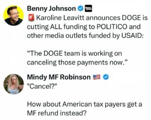 Mindy Robinson Instagram - Nevermind independent journalists like me that were exposing government corruption were getting deplatformed, demonitized, and censored while billions of tax payer money went into the propaganda wing of the radical left to protect these DC swamp donkeys. 😡