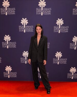 Mireia Oriol Instagram - un sueño poder presentar I’m Nevenka en el Palm Springs International Festival🖤 

thank you so much Hebe and all the festival team and the audience, it’s been really amazing 

@psfilmfest 
#PSIFF25