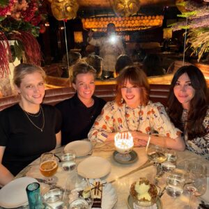 Molly Ringwald Instagram - I can't believe it's birthday time again! (Early celebration! My actual birthday is on the 18th) Thank you to my trusty girlfriends for making me celebrate it. So grateful for you ladies. ♥️#birthday #ladiesnight