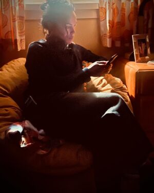 Monica Raymund Instagram - Directing Dexter.