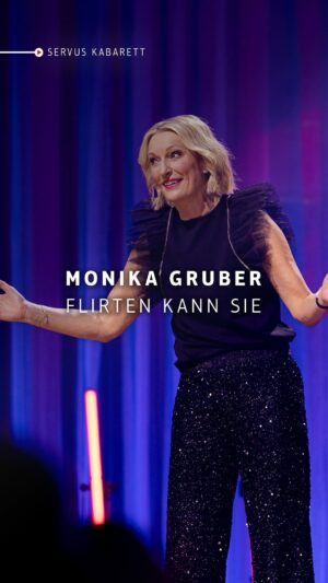 Monika Gruber Instagram - Flirten kann sie. 🤣

#ServusKabarett: Selten so gelacht! - Das Valentins-Special!
📅 Freitag, 14.02. | ⏰ 22:15 Uhr
Bei ServusTV On streamen! 🇦🇹🇩🇪