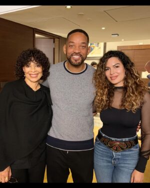 Nadine Velazquez Instagram - Happy Birthday @willsmith! It’s astounding how one human can spread his wings so far wide, and lift everyone up around him so far high🪽. 🎈🎁