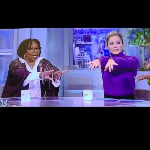 Nadine Velazquez Instagram - Watch me with the QUEENS on @theviewabc (now). Tune in! We teach @whoopigoldberg & @sarahaines our QUEENS handshake.