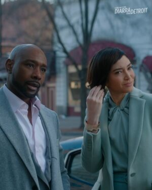 Naima Mora Instagram - My face tho… A moment on screen with @diarraoni and @morrischestnutofficial for Diarra’s AMAZING show DIARRA FROM DETROIT airing now on @bet 

Filming this was such a beautiful experience and to watch my friend Diarra’s imagination and magic unfold in front of me! I’ve been watching her journey as an actor since we were teenagers in Detroit! So proud of her and the whole team for bringing this show to life! DIARRA…… shine! Thank you for having me part of it! It was an incredible learning experience and so much fun!

We need season 2 !!! 

@diarrafromdetroitofficial