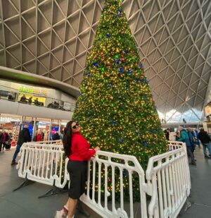 Namrata Sambherao Instagram - This Christmas, may you find the joy of giving, the happiness of sharing, and the warmth of love all around you. Merry Christmas ❤️🎄 
Pc: @vanitakharat19 🌹
#cristmas #tree #london #diaries #kingcross