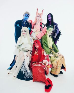 Nana Eikura Instagram - 👹SETSUBUN👹

@emisuzuki_official
@happy_takuma
@kimgyutae_official
@steph_0928_
@saki_nakashima

Photo @shmzakr
Styling @eieioieie
Kimono dresser @moppmopp8
Kimono stylist @happy_takuma
Makeup @mikijamaica
SFX makeup @asphixiophilia__ 
False eyelashes @noboruok

KIMONO @rentalkimono.sakuto
ZOURI @naito_kodori