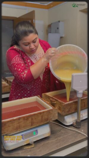 Nancy Jennifer Instagram - “Crafting beauty with nature’s best! 🌸🧼 Here’s a glimpse into the making of our luxurious Manjistha with Goat Milk Soap – a blend of rich manjistha extract, creamy goat milk, and nourishing oils for radiant, healthy skin. 💕✨ Purely handmade, purely herbal. #NaturalSkincare #ManjisthaSoap #GoatMilkGoodness #HandmadeWithLove #NaturesJoy #naturesjoyproducts #naturesjoysoaps #naturesjoy #naturesjoyproducts #naturesjoysoaps #soapsbynaturesjoy #chemicalfreesoaps #herbalsoap #naturesjoysoapmaking #soapsbyjennifer #instabusiness #businesswoman