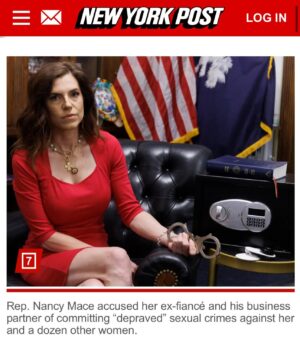 Nancy Mace Instagram - “I will burn this system to the ground if I have to.”