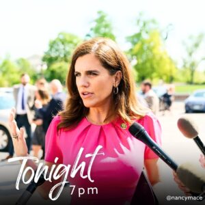 Nancy Mace Instagram - The truth comes out tonight at 7pm on the House floor.

Tune in at www.c-span.org/congress/.

Hold the line.