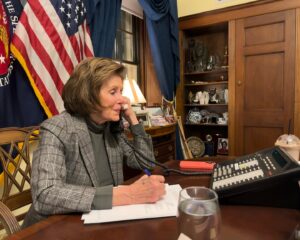 Nancy Pelosi Instagram - Donald Trump gave Elon Musk full access to your sensitive personal information and data at the Treasury Department.

Last night, I hosted a telephone town hall with House Ways and Means Committee Ranking Member Richard Neal to directly address this illegal seizure and detail how Democrats are responding.