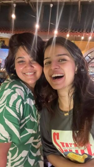 Narayani Shastri Instagram - Finally Satrupa is with Anami ❤️ 
my heart is so full and happy to meet this sweet sweet girl!