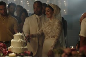 Natacha Karam Instagram - I got (fake) married on tv and it was as fun as it looks! What a magical day this was @jstewiii . I’ll remember this day forever 🥰Cleo even made it into @911lonestar after five years of being there every day- she’s immortalised 😍. Hope you enjoyed the episode , thank you for all your support.. can’t believe there’s only two episodes left😭😭 For someone who really hates goodbyes.. this was an interesting career choice 😅 sending love to you all ✨✨❤️
