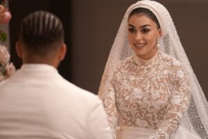 Natacha Karam Instagram - I got (fake) married on tv and it was as fun as it looks! What a magical day this was @jstewiii . I’ll remember this day forever 🥰Cleo even made it into @911lonestar after five years of being there every day- she’s immortalised 😍. Hope you enjoyed the episode , thank you for all your support.. can’t believe there’s only two episodes left😭😭 For someone who really hates goodbyes.. this was an interesting career choice 😅 sending love to you all ✨✨❤️