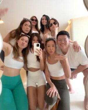 Natalia Ng Instagram - This one’s for life 🫶🏻 Truly a hens party to remember; especially when one has to pump & dump my 3 month old’s food source for 4 days straight 🤣 Just over 3litres of breastmilk as a measure of my love for our stunningly fabulous bride-to-be @leeyvonez 👰🏻‍♀️

Looking back at our friendship, we knew each other for probably half our lives now but I love how we grew circumstantially close over the years, solidifying our friendship even more through Covid. 

It was then that I had the real pleasure of knowing what an awesome (and unabashed) human being you are. As mentioned, witnessing your unique bond with each of your jimuis truly is a testament to your stellar character.

In our competitive industry, it’s not always easy to find close friends that can respect one another, give genuine support & keep it super real with each other and it’s so refreshing to have found this rare kinship with you. 

I love that despite our hectic & very misaligned life schedules, we somehow found the time to squeeze into each other’s lives keeping tabs on what’s going on. 

I especially love that we can somehow enjoy each other’s company in all sorts of situations, from our ad hoc and impressionable travels together, to a lot of (unique) late night activities—

And to now— a very impactful life event. It is with great love that I send you off most fittingly with a cheong hei captioned post— one I think you can appreciate because you are the biggest (hottest) Aunty I know.

May you enjoy marriage, motherhood, love, life & everything in between because you deserve it all and more 🥹 So happy you found that life long adventure you’ve been seeking for all this time, you adrenaline junkie! Love you @leeyvonnez 🫶🏻

PS, not even 100 carousel photo allowance could properly encapsulate this epic hens getaway (1000  and counting in our shared album 😅)
