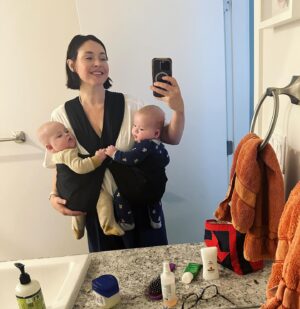Natalie Krill Instagram - Not just a mom, a cool, twin boy mom! 🩵