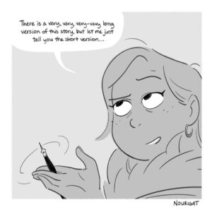 Natalie Nourigat Instagram - New comic posted on BlueSky! Link in profile. 

⚠️ Big trigger warning for fertility / infertility. ⚠️