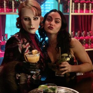 Nathalie Boltt Instagram - My resting bitch face is easily alleviated by my arresting poker face. Best served with cocktails and @camimendes  #riverdale