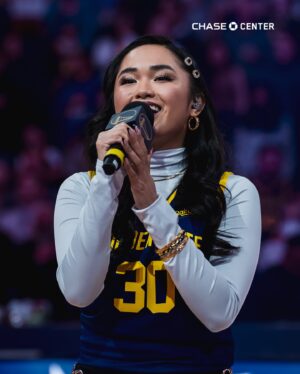 Nayah Damasen Instagram - Bay Area native and up-and-coming star, @nayahdamasen, sang tonight’s national anthem 🎤