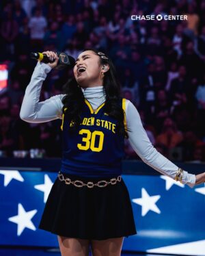 Nayah Damasen Instagram - Bay Area native and up-and-coming star, @nayahdamasen, sang tonight’s national anthem 🎤