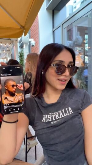 Neeha Riyaz Instagram - Why should Mbappe have all the fun 👀🤪😂 Any @k.mbappe fans here…👀
I've got his signature glass too!😌🤌 

#mbappe #bewhoyouare #mbappesignatureglasses #fashion #london #explore #reelsinstagram #fashionblogger #fashion #fashionstyle #contentcreator #style #styleinfluencer #oakley #oakleymbappe