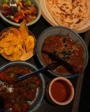Neeha Riyaz Instagram - “I had a fine dining experience at  @hopperslondon. A must-have Sri Lankan 🇱🇰South Asian food. I must say it was the best food I’ve had so far. I tried their tasting menu with both non-veg and veg options.”

#london #foodporn #contentcreator #foodreview #uk #hopperslondon #ukfood #londonfoodblogger #foodexplorer #explore