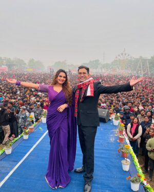 Neelam Giri Instagram - Nepal🇳🇵Mahotsav 😍 
@dineshlalyadav Sir
@vbirappan