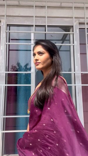 Neetha Ashok Instagram - Mayavi~Ambika 

Saree @suvikastudio 
Blouse @rishi_designs11