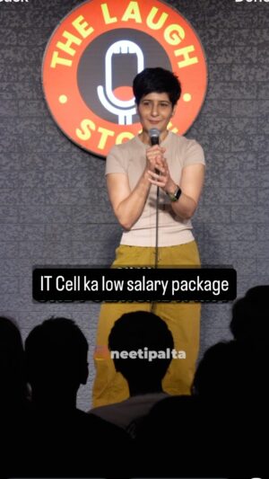 Neeti Palta Instagram - Watch full video on my YouTube channel. Link in bio. 
.
#trolls #itcell #trolling #neetipaltacomedy #neetipalta #standupcomedyindia #politicalsatire #womensafety #standupcomedy