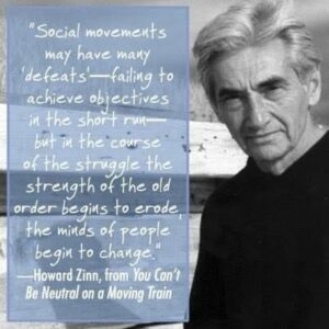 Nell Hudson Instagram - Repost from @youknownothing45
•
On January 27, 2010, Howard Zinn- American author, historian, playwright and social activist passed away.

Born on August 24, 1922, to working-class Jewish immigrants in Brooklyn, Zinn grew up in a modest household, an upbringing that deeply influenced his lifelong commitment to justice and equality. He served as a bombardier in World War II, an experience that profoundly shaped his anti-war stance and inspired his dedication to peace and human rights.

Zinn’s most influential work, A People’s History of the United States, revolutionized the study of history by shifting the focus to the lives of everyday people—workers, women, Indigenous people, and marginalized groups—whose struggles often went overlooked in traditional narratives. 

Zinn believed in the value of history and that learning history should empower people, showing how collective action could create change. His work inspired generations to question authority, resist oppression, and envision a more equitable world.

As an anti-war activist, Zinn was an outspoken critic of U.S. military interventions, always advocating for diplomacy and understanding over violence. His ideals resonate powerfully today reminding us of the importance of challenging unjust systems.

He was a passionate advocate for democratic socialism, where resources and power were equitably shared, and the needs of ordinary people were prioritized over corporate interests. His commitment to justice, democracy, and humanity serves as a guiding light for building a better future.

He rejected both unregulated capitalism and authoritarian socialism. Rooted in compassion and action, Zinn’s vision of socialism emphasized grassroots movements, labor rights, and civil rights as pathways to a more equal, just and humane world. 

In honoring Howard Zinn, we are reminded to tell the stories of those often ignored and to strive for a better world where power is rooted in compassion, fairness, and the voices of the people. Let his legacy inspire us to remain vigilant, informed, and courageous in the face of injustice even when it may be unpopular.