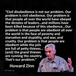 Nell Hudson Instagram - Repost from @youknownothing45
•
On January 27, 2010, Howard Zinn- American author, historian, playwright and social activist passed away.

Born on August 24, 1922, to working-class Jewish immigrants in Brooklyn, Zinn grew up in a modest household, an upbringing that deeply influenced his lifelong commitment to justice and equality. He served as a bombardier in World War II, an experience that profoundly shaped his anti-war stance and inspired his dedication to peace and human rights.

Zinn’s most influential work, A People’s History of the United States, revolutionized the study of history by shifting the focus to the lives of everyday people—workers, women, Indigenous people, and marginalized groups—whose struggles often went overlooked in traditional narratives. 

Zinn believed in the value of history and that learning history should empower people, showing how collective action could create change. His work inspired generations to question authority, resist oppression, and envision a more equitable world.

As an anti-war activist, Zinn was an outspoken critic of U.S. military interventions, always advocating for diplomacy and understanding over violence. His ideals resonate powerfully today reminding us of the importance of challenging unjust systems.

He was a passionate advocate for democratic socialism, where resources and power were equitably shared, and the needs of ordinary people were prioritized over corporate interests. His commitment to justice, democracy, and humanity serves as a guiding light for building a better future.

He rejected both unregulated capitalism and authoritarian socialism. Rooted in compassion and action, Zinn’s vision of socialism emphasized grassroots movements, labor rights, and civil rights as pathways to a more equal, just and humane world. 

In honoring Howard Zinn, we are reminded to tell the stories of those often ignored and to strive for a better world where power is rooted in compassion, fairness, and the voices of the people. Let his legacy inspire us to remain vigilant, informed, and courageous in the face of injustice even when it may be unpopular.