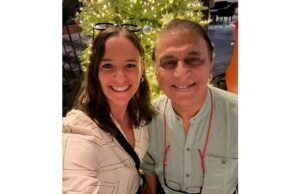 Neroli Meadows Instagram - I got Sunny a present... The Gavasbar is open!

My contribution to cricket - coining the “Gavasbar” in
2020. Gosh I love this man.

The bubbles were hard but they were also some of the best times of my professional life - the Gavasbar was the only place to be! #Gavasbar #getitintheWisden